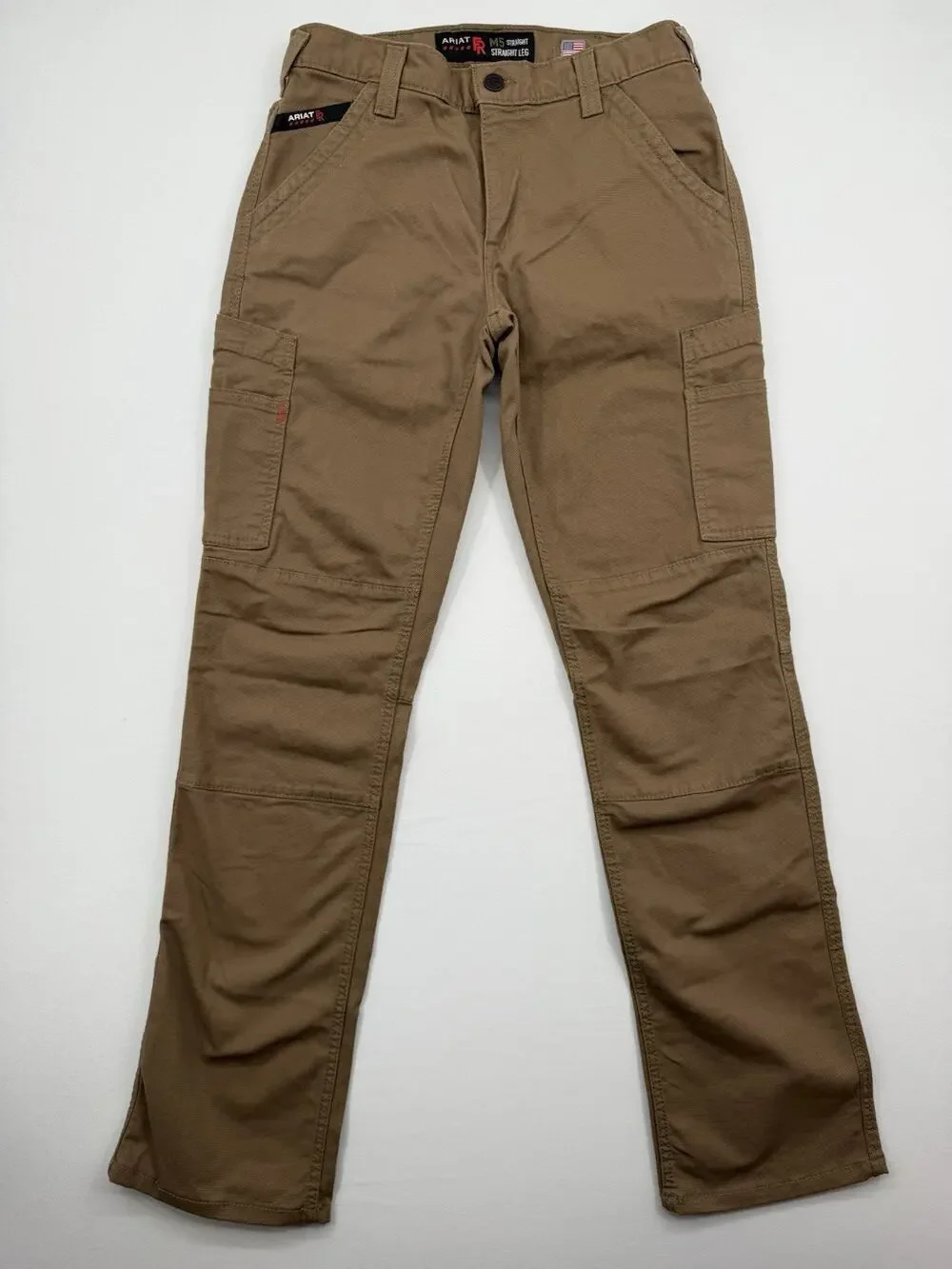 Ariat FR Stretch DuraLight Canvas Stackable Straight Leg Pant 30/36 M5 Straight